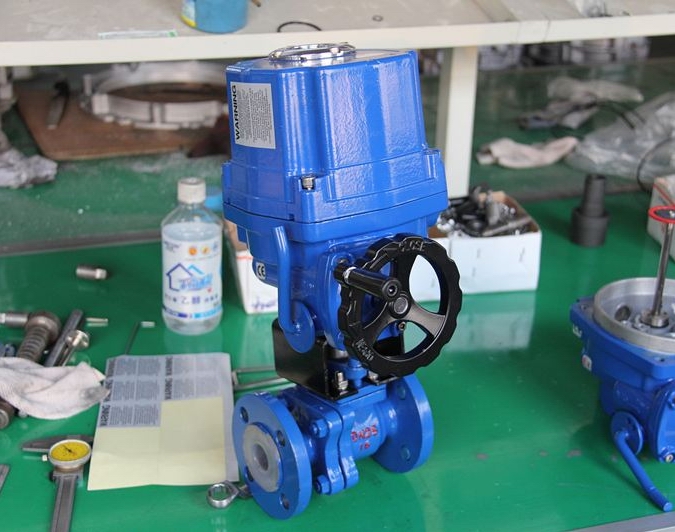 Q941F46电动衬氟球阀