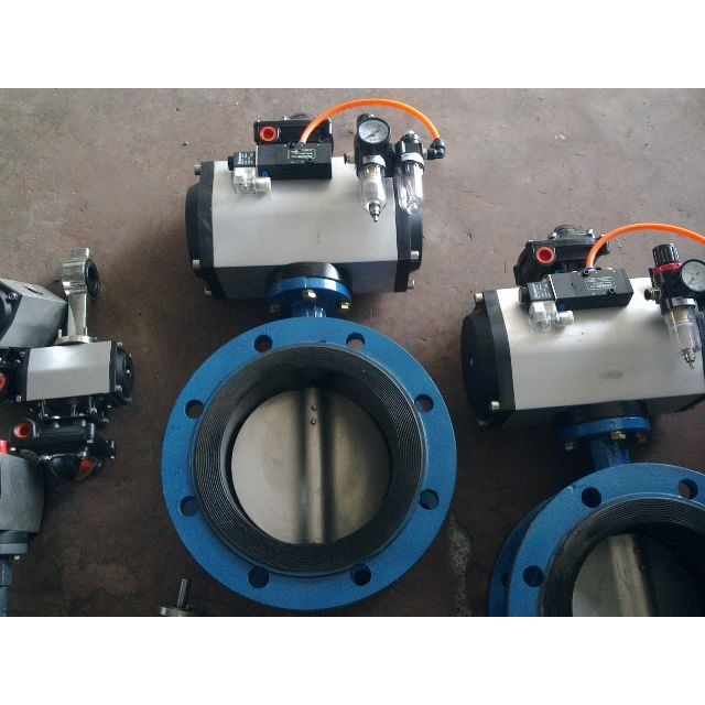 D641X气动法兰蝶阀