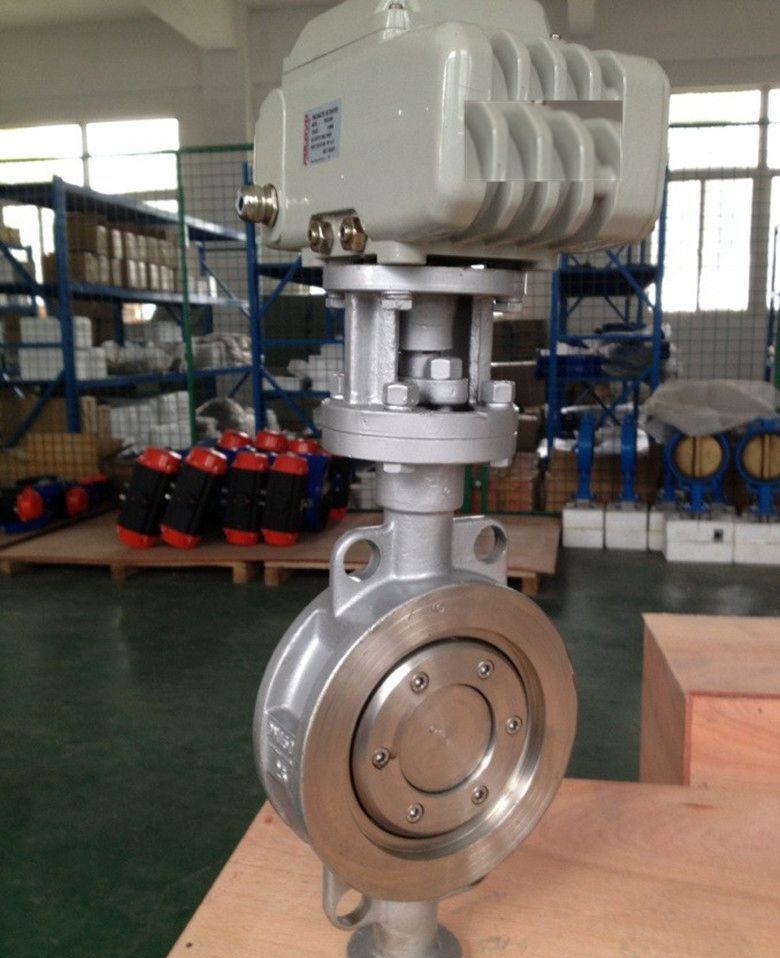 D973H电动对夹式硬密封蝶阀