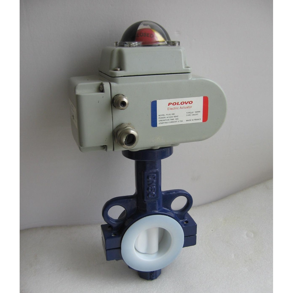 D971F46电动衬氟调节蝶阀