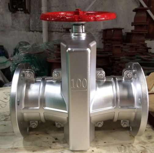 GJ41X手动管夹阀